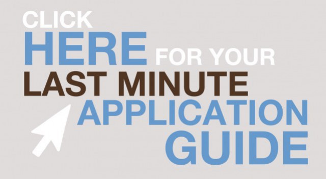 The Procrastinator's Guide to Admission