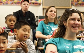 Image: Most Child Development majors have an internship, and the department connects students to over 100 programs in fields like education, health care, and early intervention.