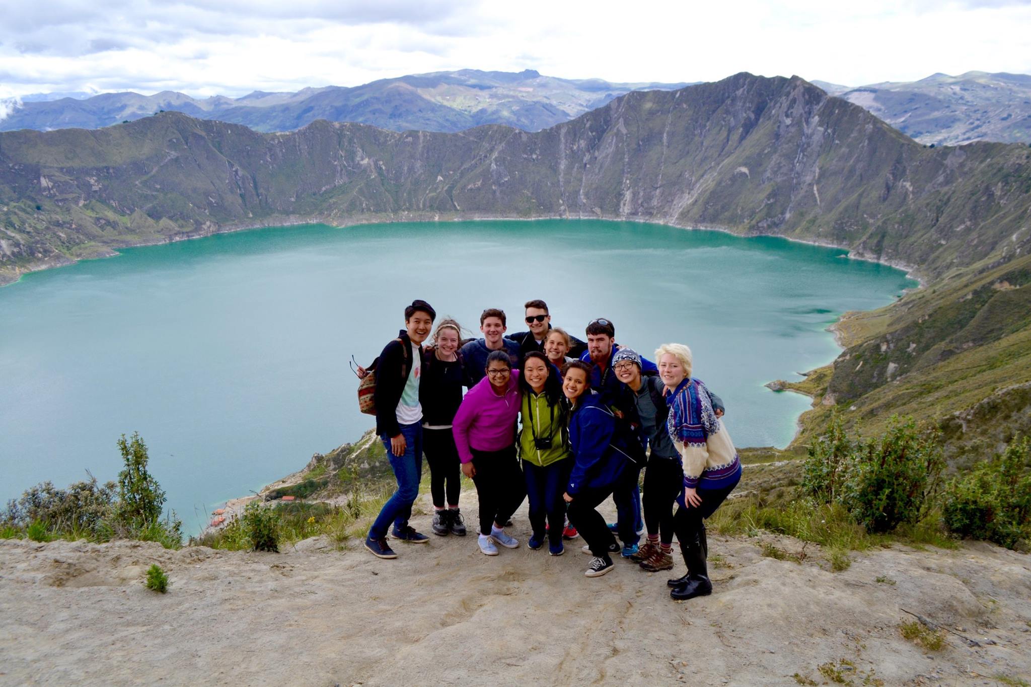 Hiking at Lake Quilotoa! 